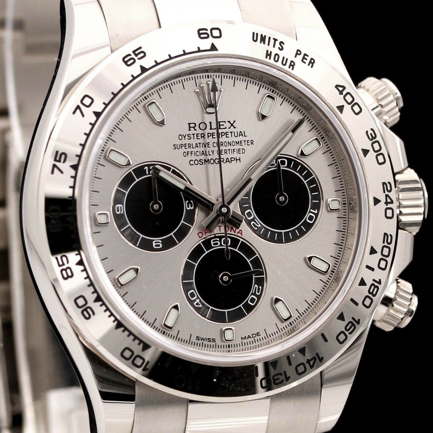 Rolex Daytona 40, Weißgold, 12 - 2022/ungetragen, Ref. 116509, B+P - LUXUHRIA