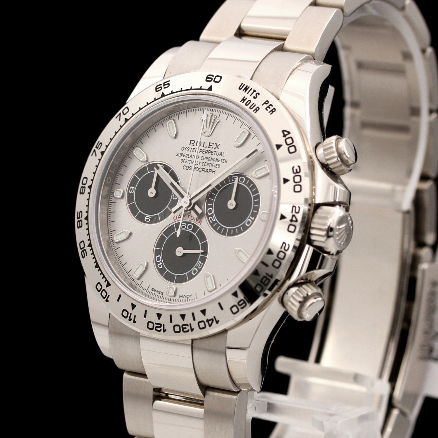 Rolex Daytona 40, Weißgold, 12 - 2022/ungetragen, Ref. 116509, B+P - LUXUHRIA