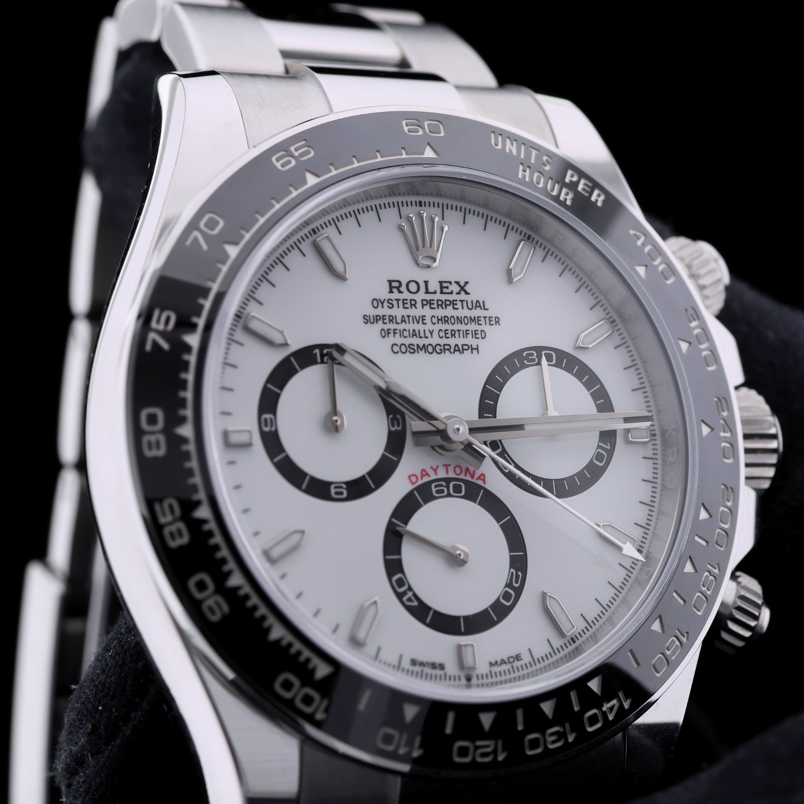 Rolex Daytona 40, White, "Panda Dial", 126500LN, 11 - 2024, B+P - LUXUHRIA
