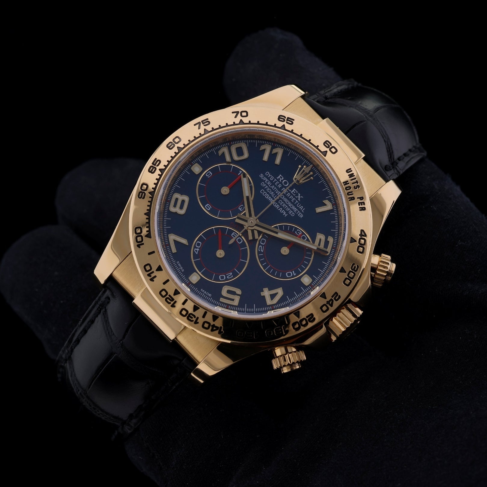 Rolex Daytona Blue Arabic Racing Dial, LC100, Ref. 116518, 05 - 2017, B+P - LUXUHRIA