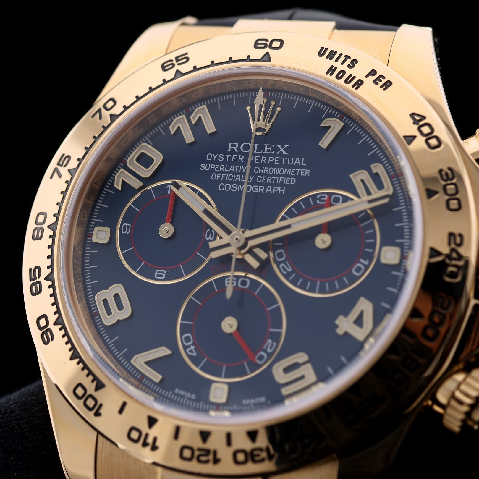 Rolex Daytona Blue Arabic Racing Dial, LC100, Ref. 116518, 05 - 2017, B+P - LUXUHRIA