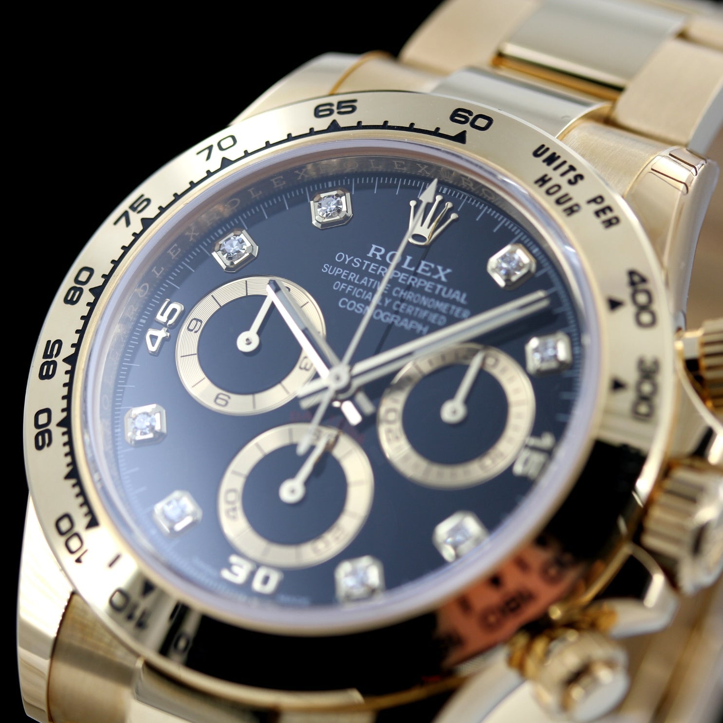 Rolex Daytona Chronograph, Gelbgold, ungetragen, Ref. 116508, 2022, B+P - LUXUHRIA