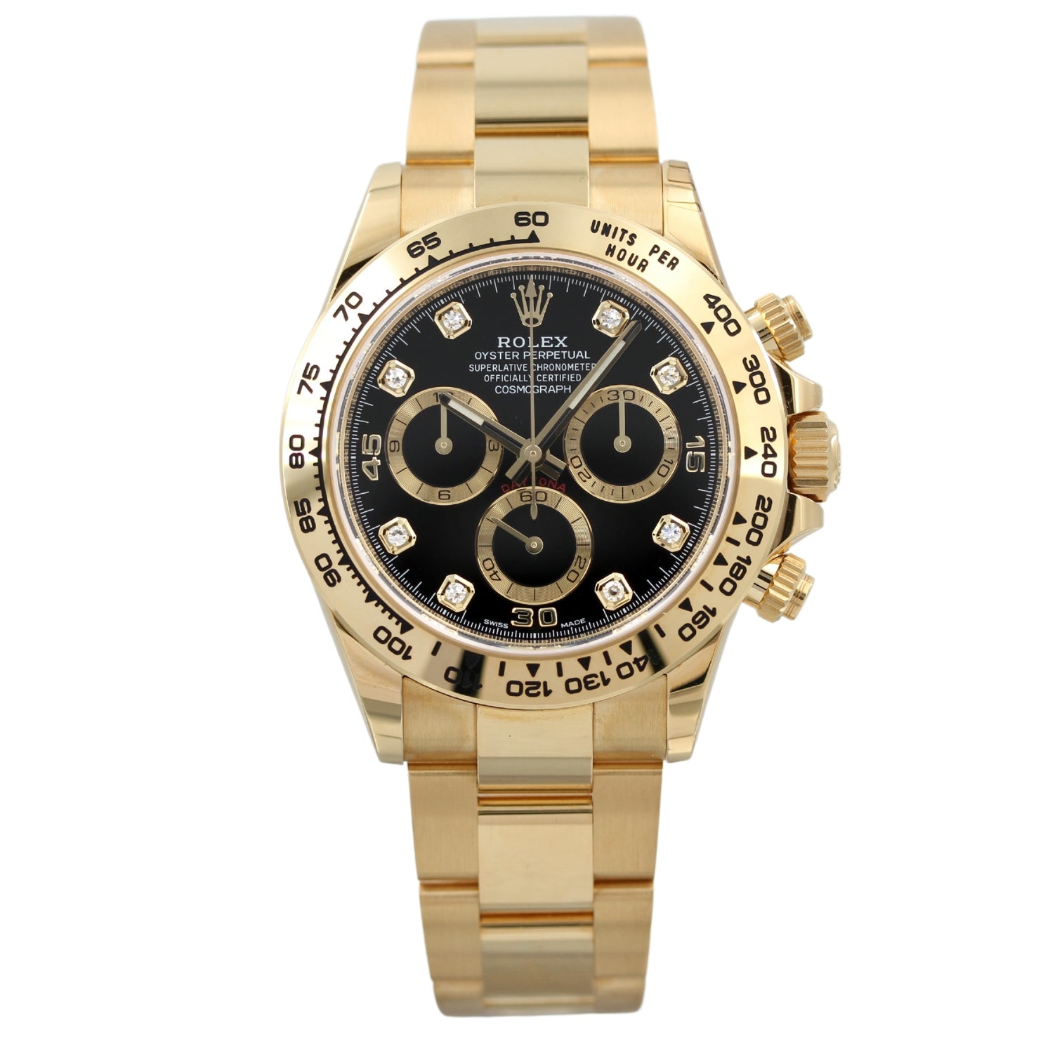 Rolex Daytona Chronograph, Gelbgold, ungetragen, Ref. 116508, 2022, B+P - LUXUHRIA