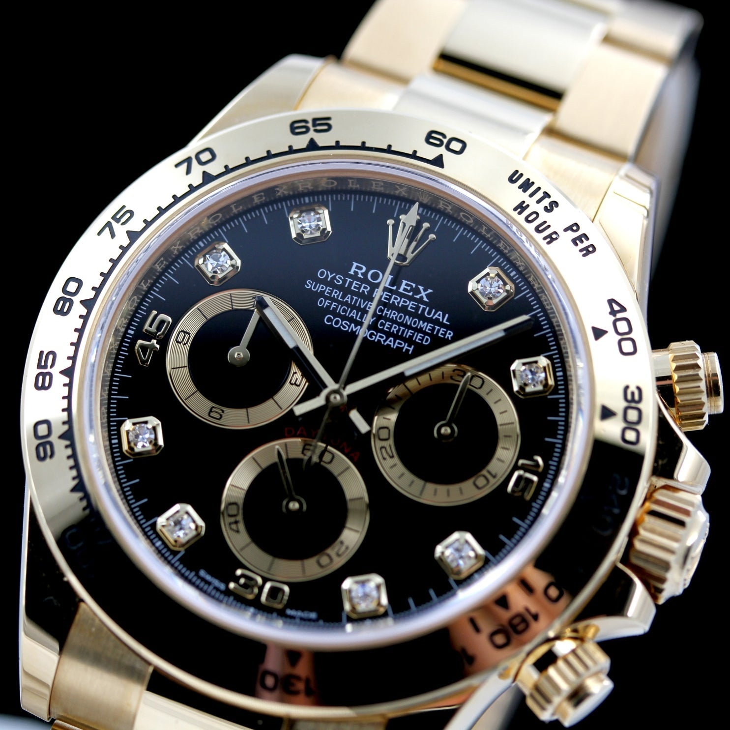 Rolex Daytona Chronograph, Gelbgold, ungetragen, Ref. 116508, 2022, B+P - LUXUHRIA