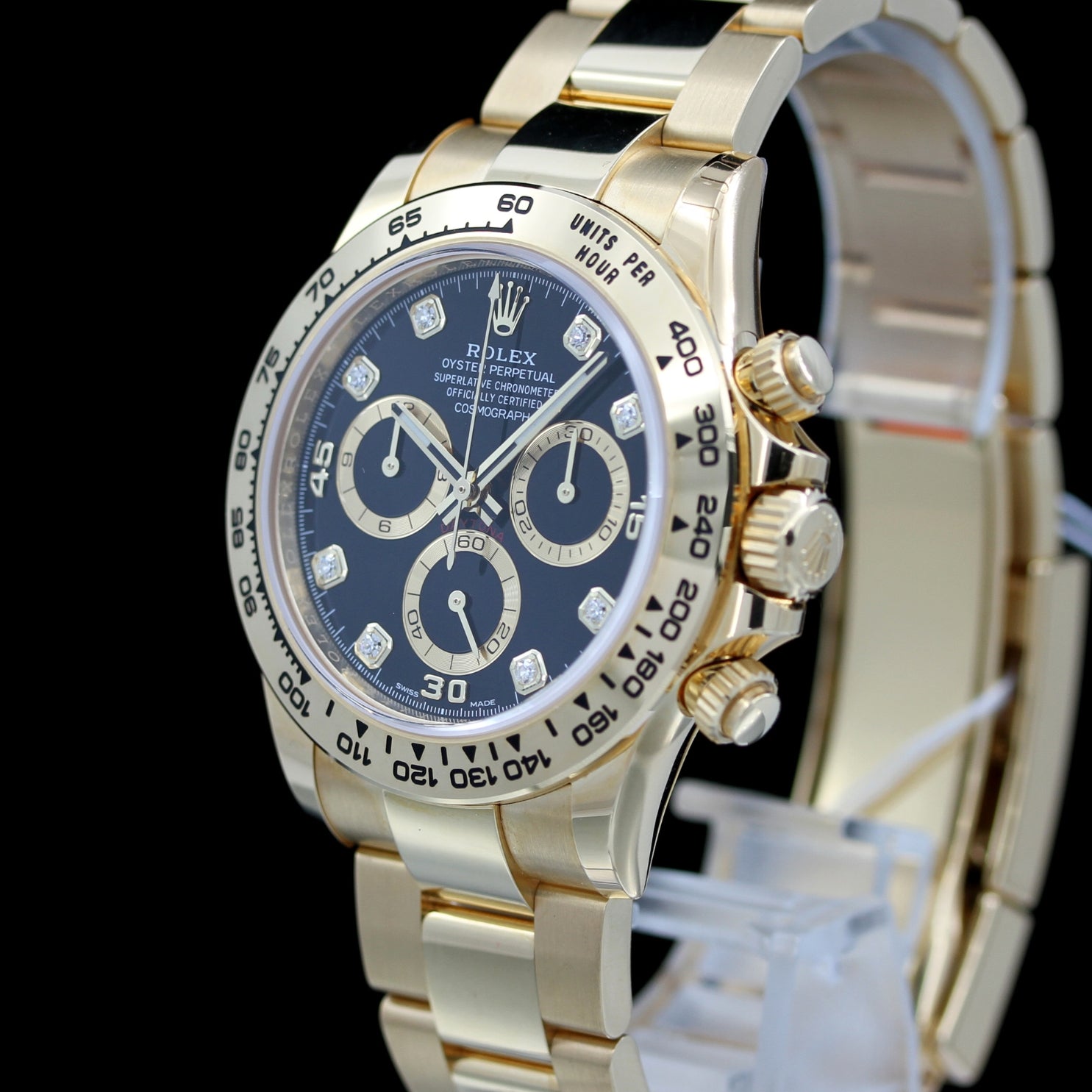 Rolex Daytona Chronograph, Gelbgold, ungetragen, Ref. 116508, 2022, B+P - LUXUHRIA