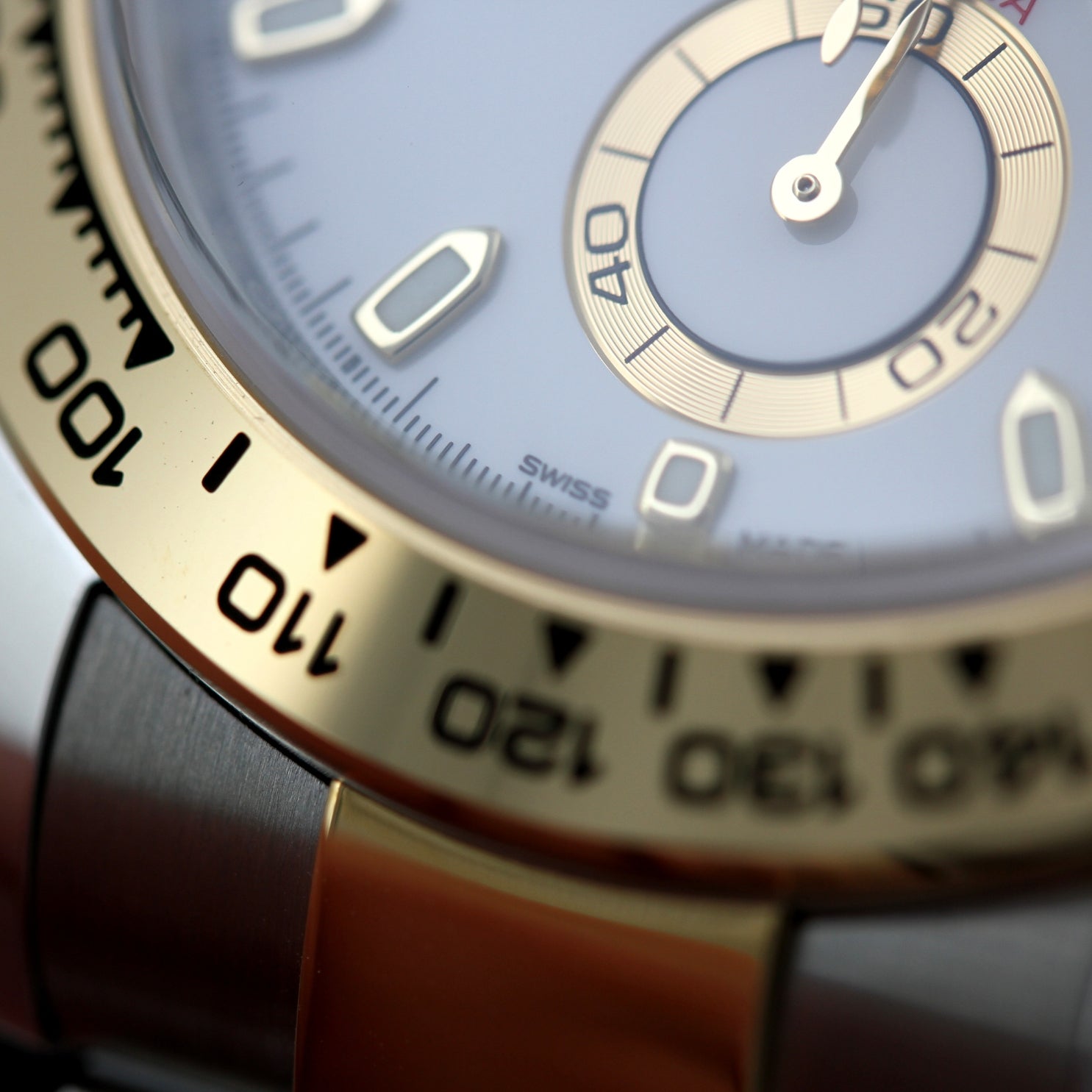 Rolex Daytona, Gold/Stahl, Weiss, Ref. 116503, B+P 2020 - LUXUHRIA