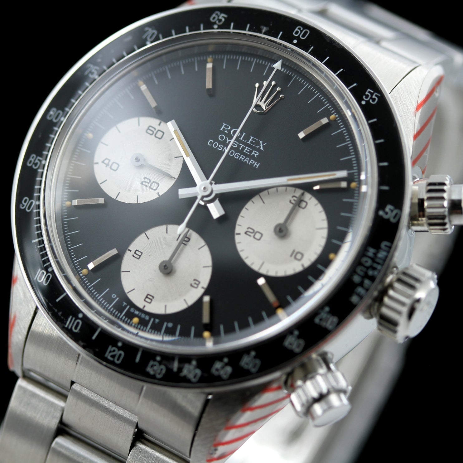 Rolex Daytona Vintage Chronograph aus 1977, Ref. 6263, Rolex - Service 2020 und Service - Buch von ROLEX - LUXUHRIA