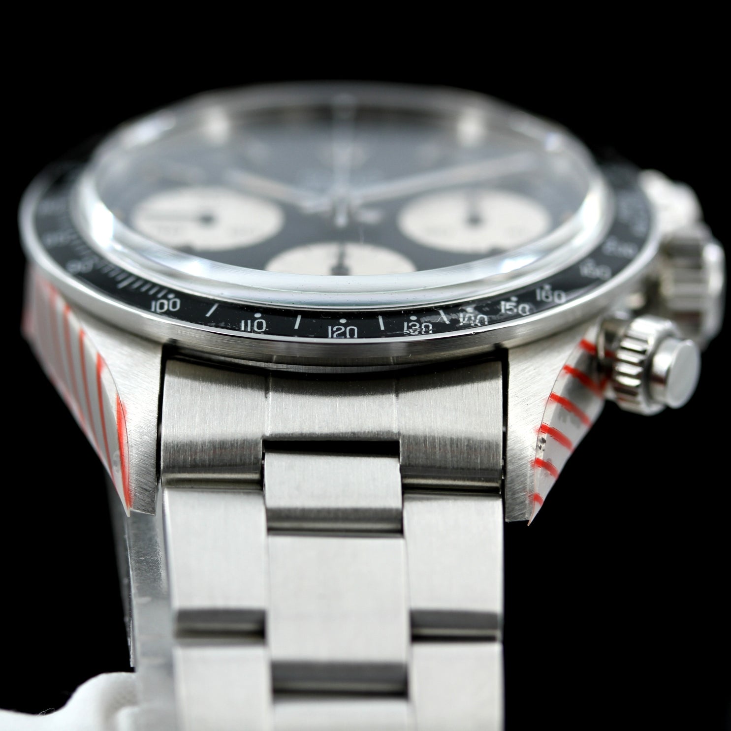 Rolex Daytona Vintage Chronograph aus 1977, Ref. 6263, Rolex - Service 2020 und Service - Buch von ROLEX - LUXUHRIA