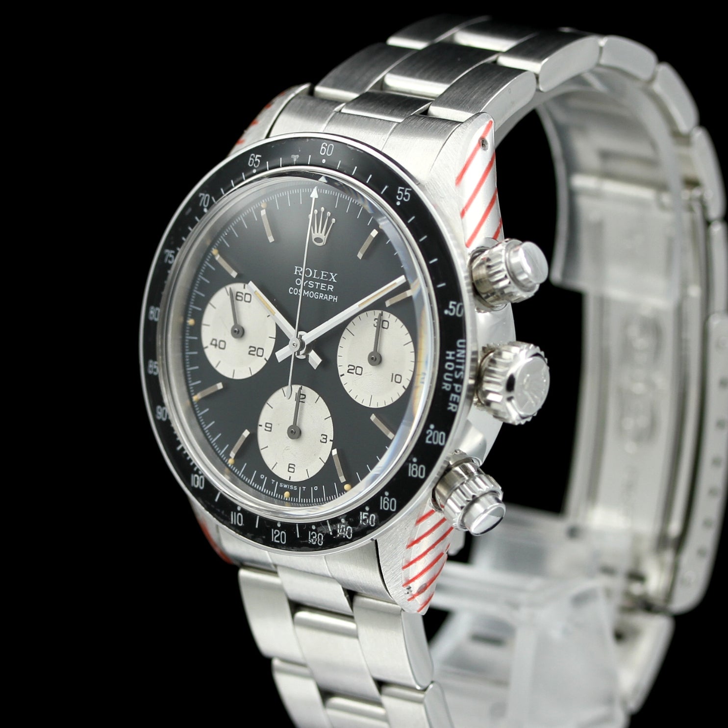 Rolex Daytona Vintage Chronograph aus 1977, Ref. 6263, Rolex - Service 2020 und Service - Buch von ROLEX - LUXUHRIA