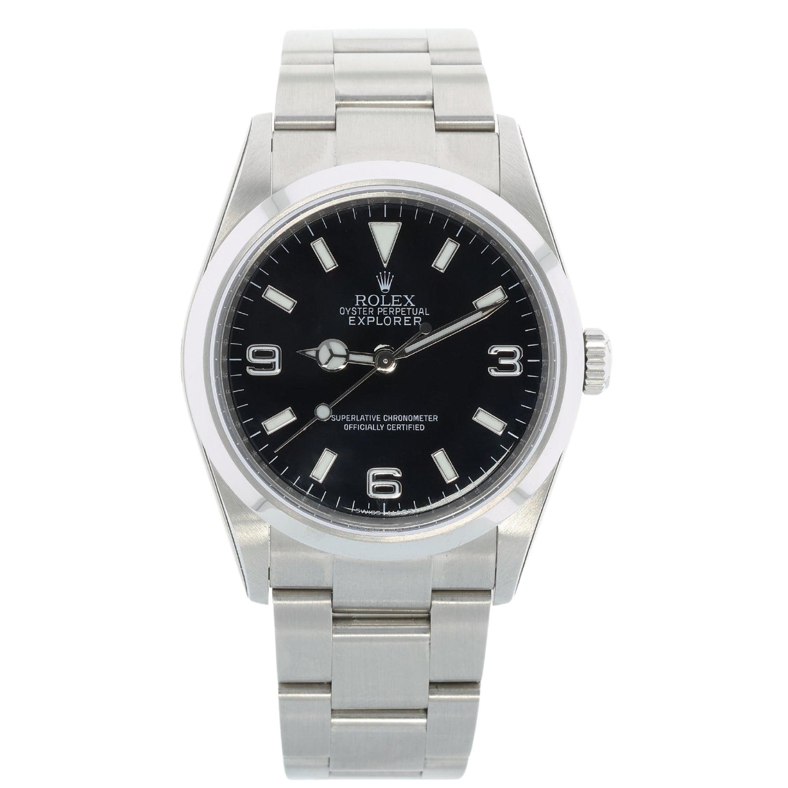 Rolex Explorer 36 mm, Ref. 114270, Full Sticker, B+P - LUXUHRIA