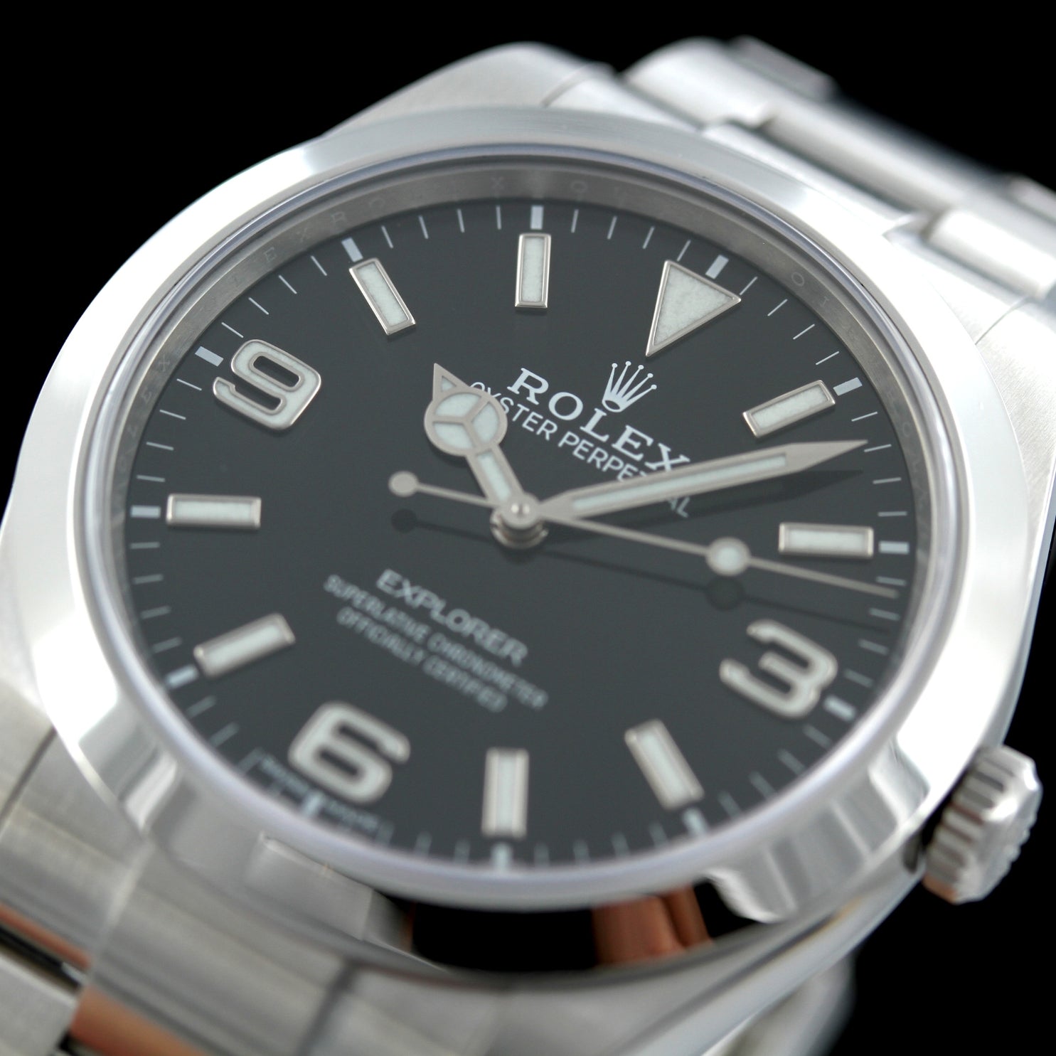 Rolex Explorer 39mm, Ref. 214270, 2018\LC100, Erstkaufrechnung, B+P - LUXUHRIA