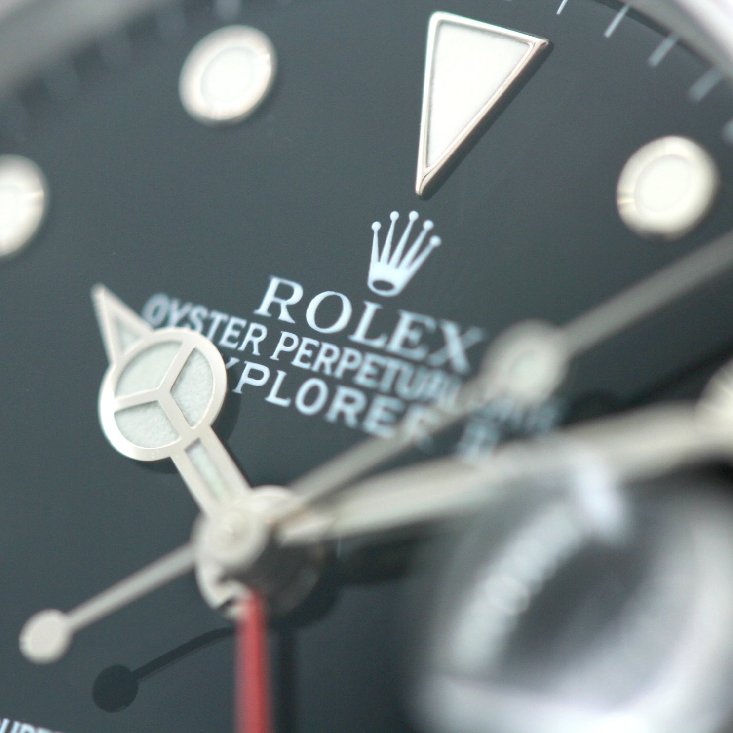 Rolex Explorer 40 mm, black, schwarz, LC100/DE, Ref. 16570, B+P - LUXUHRIA
