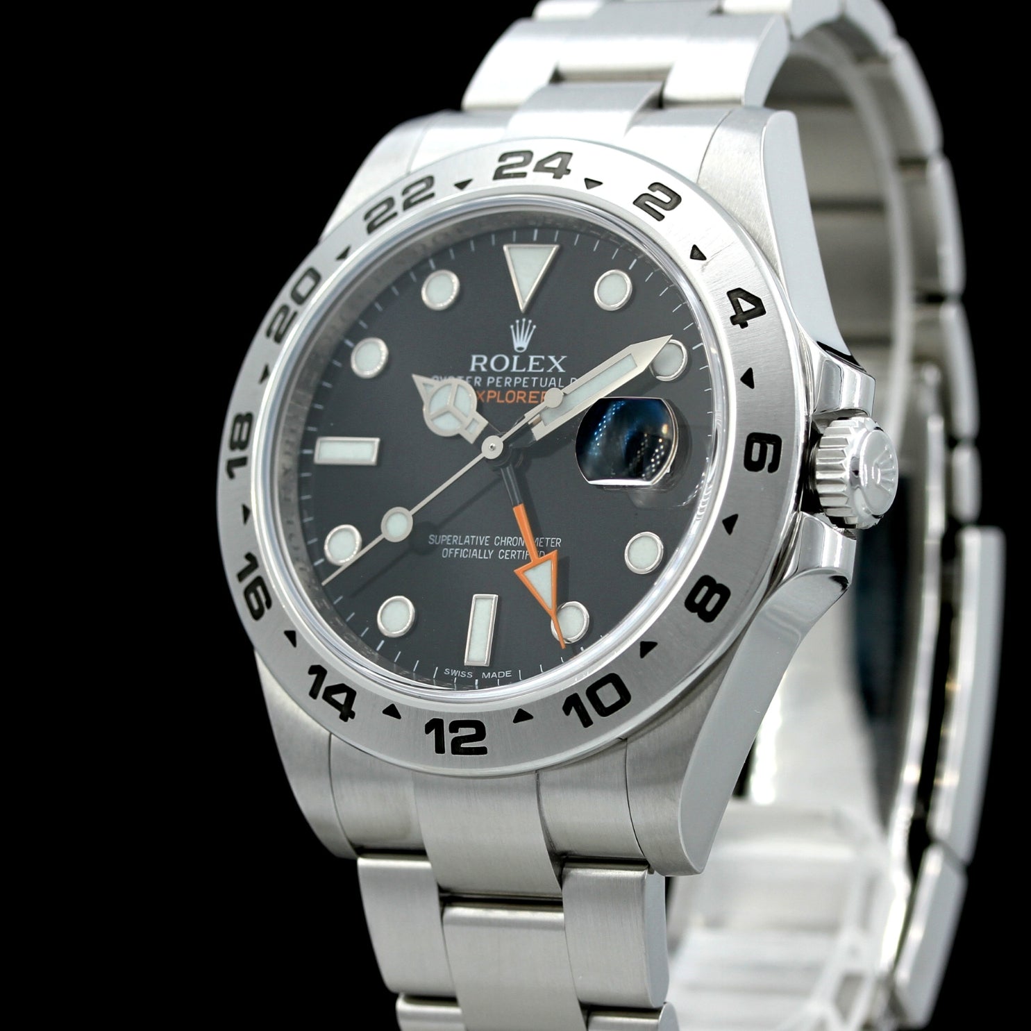 Rolex Explorer 42 mm, Ref. 216570, black, B+P LC - 100 - LUXUHRIA