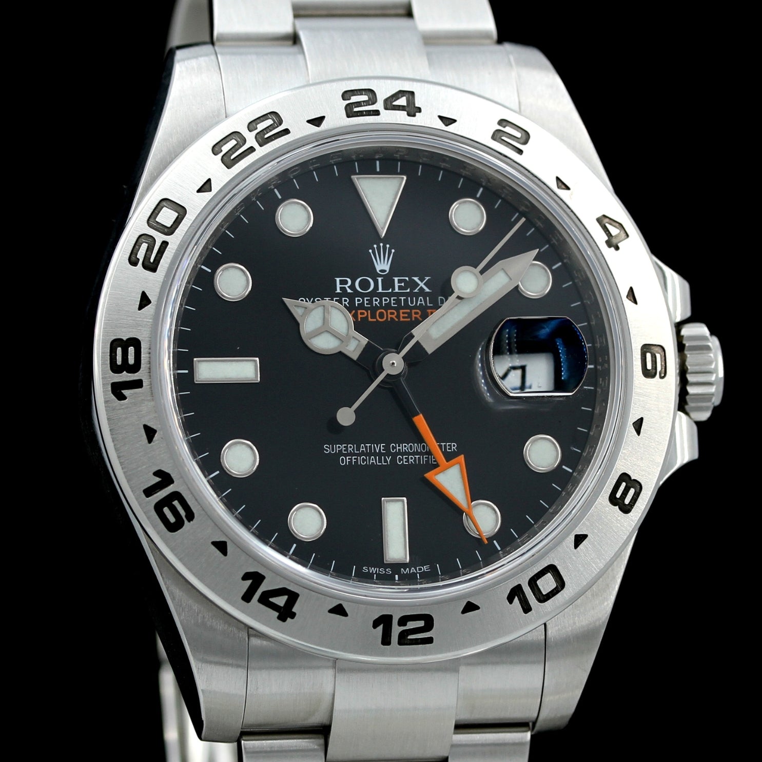 Rolex Explorer 42 mm, Ref. 216570, black, B+P LC - 100 - LUXUHRIA