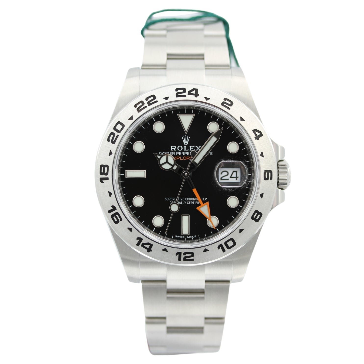 Rolex Explorer 42 mm, Ref. 216570, black dial, ungetragen/LC100, B+P - LUXUHRIA