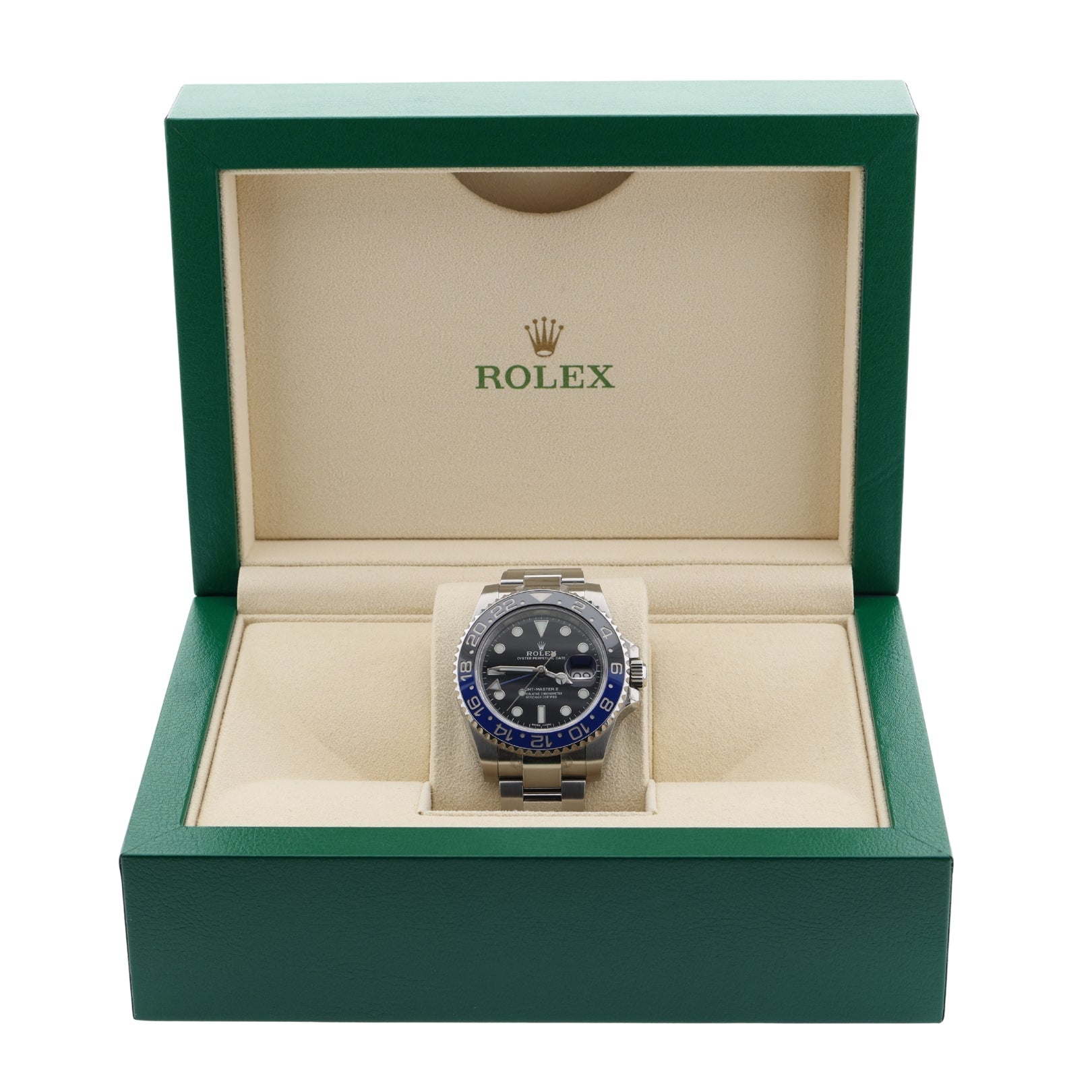 Rolex GMT Master II, "Batman", Stickers, LC100, Ref. 116710BLNR, 05-2017, B+P - LUXUHRIA