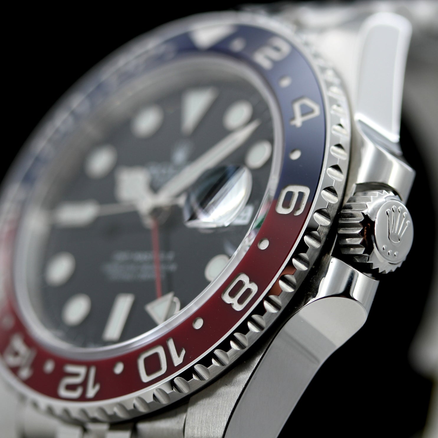 Rolex GMT Master II, "Pepsi", Jubilee, Ref. 126710BLRO, 2022, B+P - LUXUHRIA