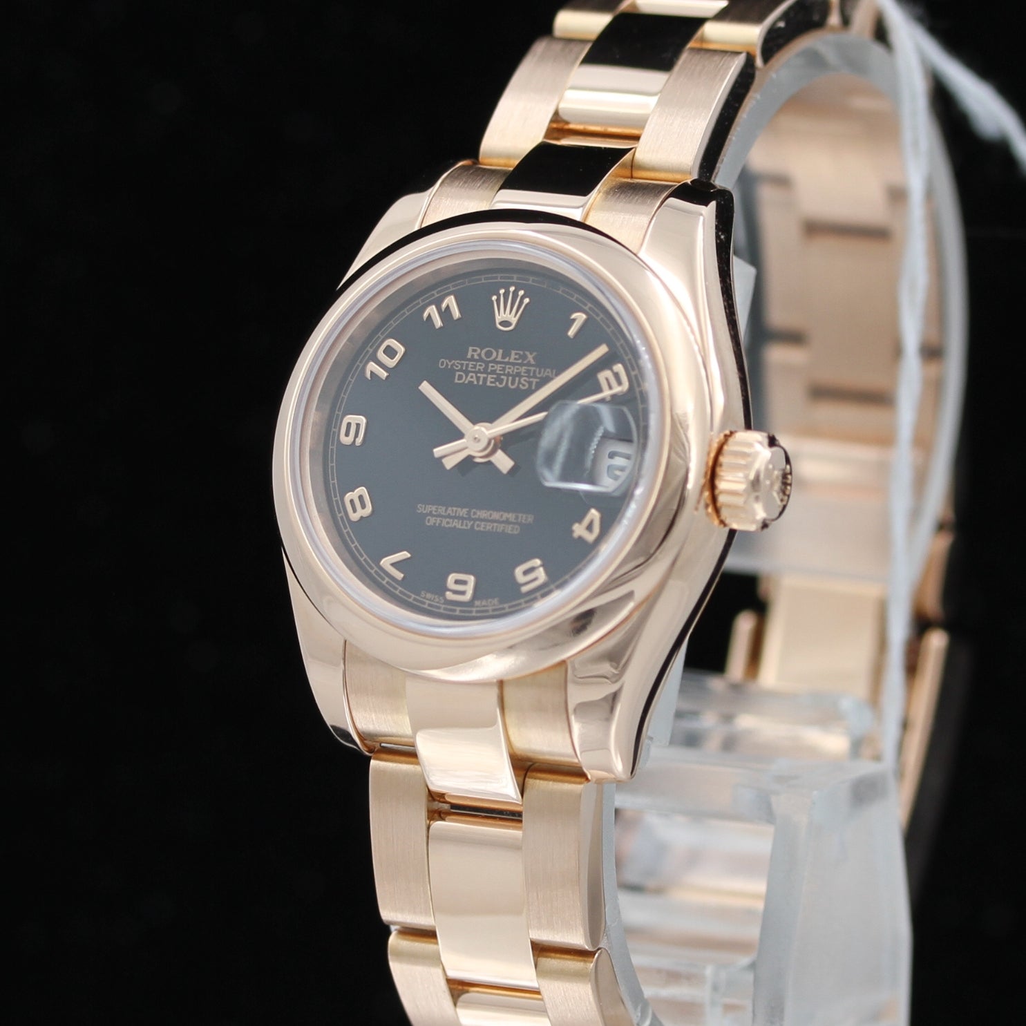 Rolex Lady Datejust 26, Everose Gold, Oyster, Ref. 179165, B+P - LUXUHRIA