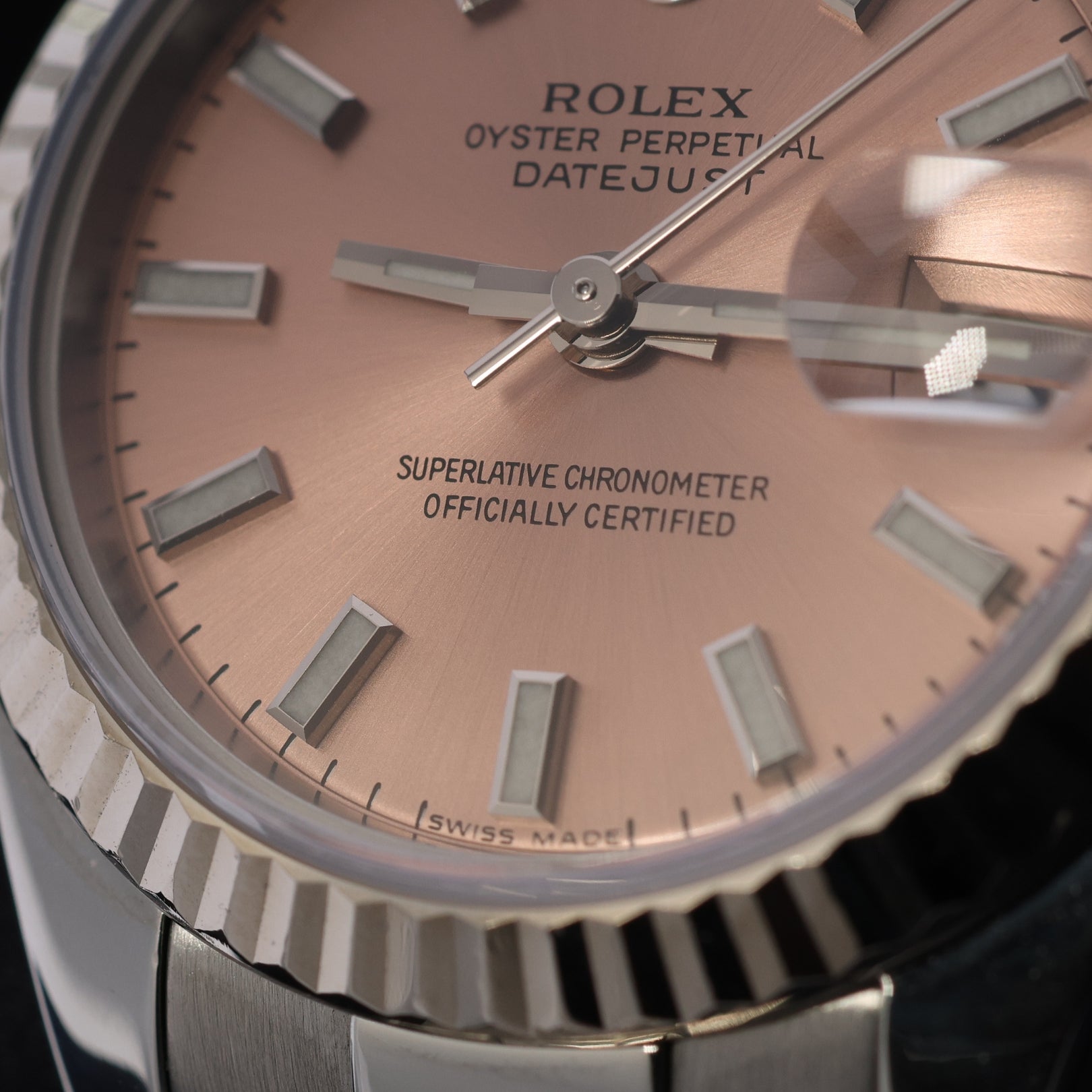 Rolex Lady Datejust 26, Pink Dial, Oyster, Ref. 179174, 02-2007, B+P - LUXUHRIA