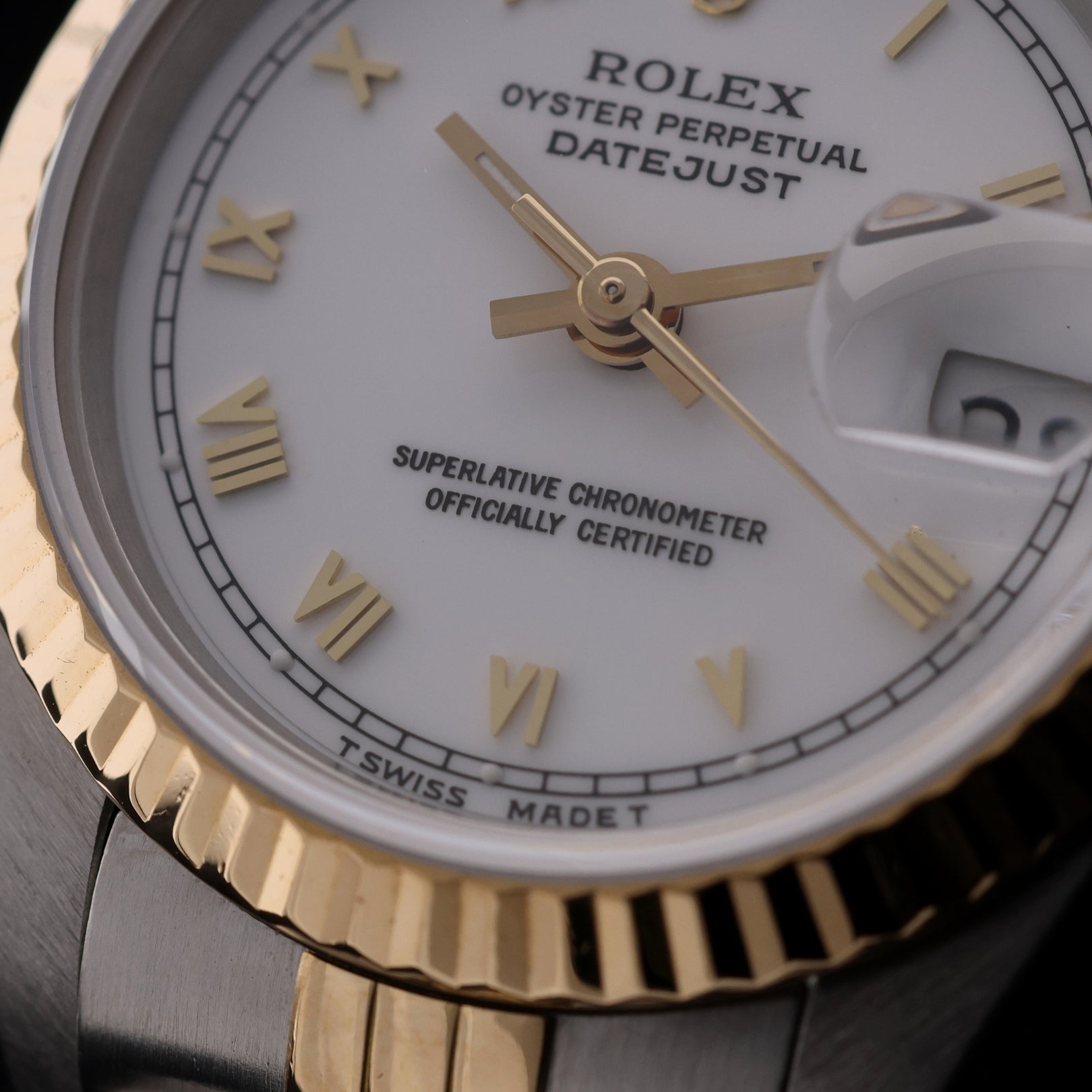 Rolex Lady Datejust 26, Stahl/Gelbgold, Rolex Service 2021, Ref. 69173, 1987, mit Box - LUXUHRIA