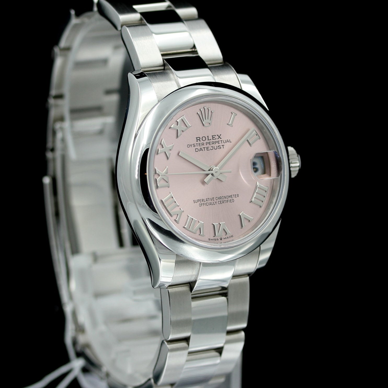 Rolex Lady Datejust 31, New Model, Ref. 278270, Oysterband, rom. Rose Dial, LC100/2022, B+P - LUXUHRIA