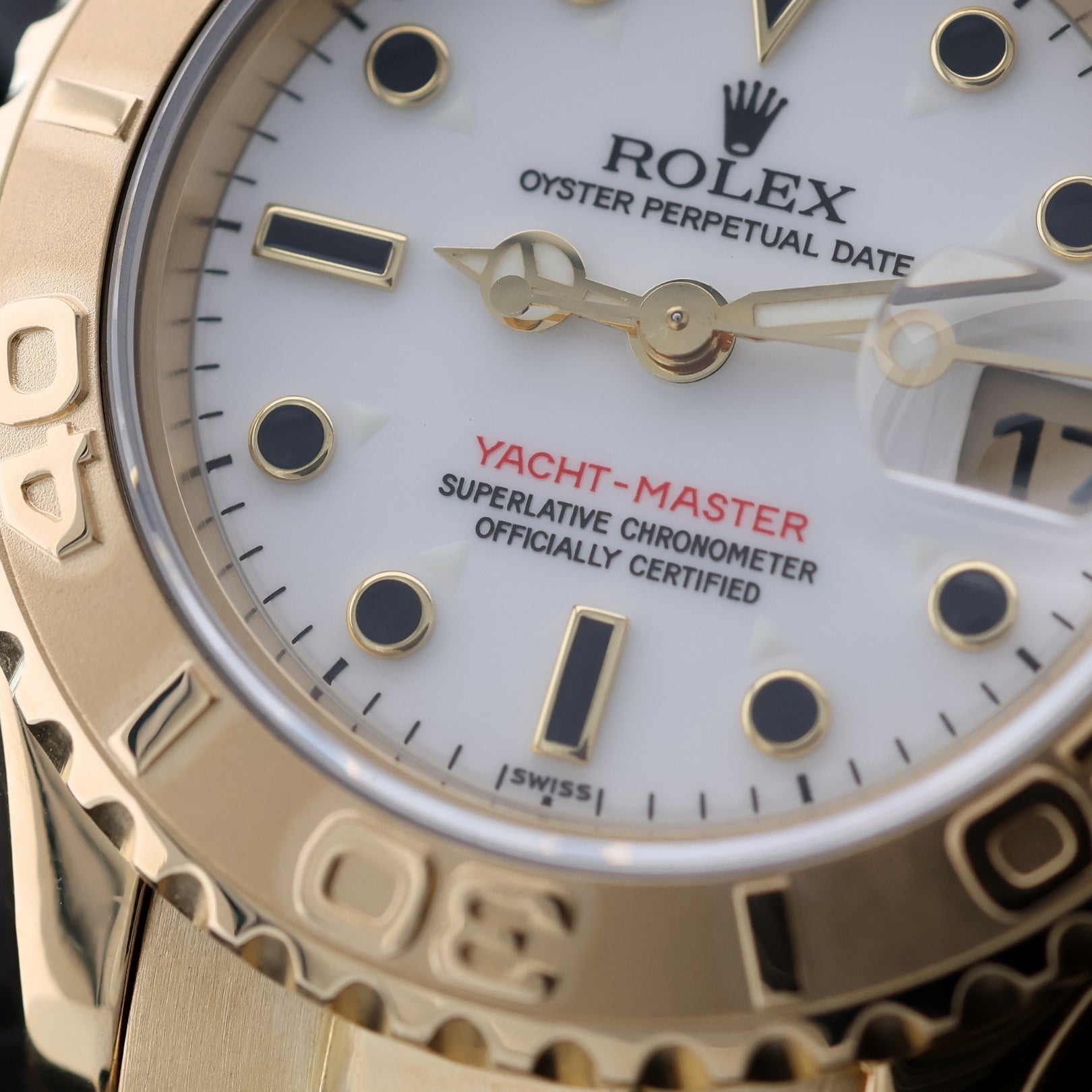 Rolex Lady Yachtmaster 29, Gelbgold, Ref. 169628, 12 - 2003, B+P - LUXUHRIA