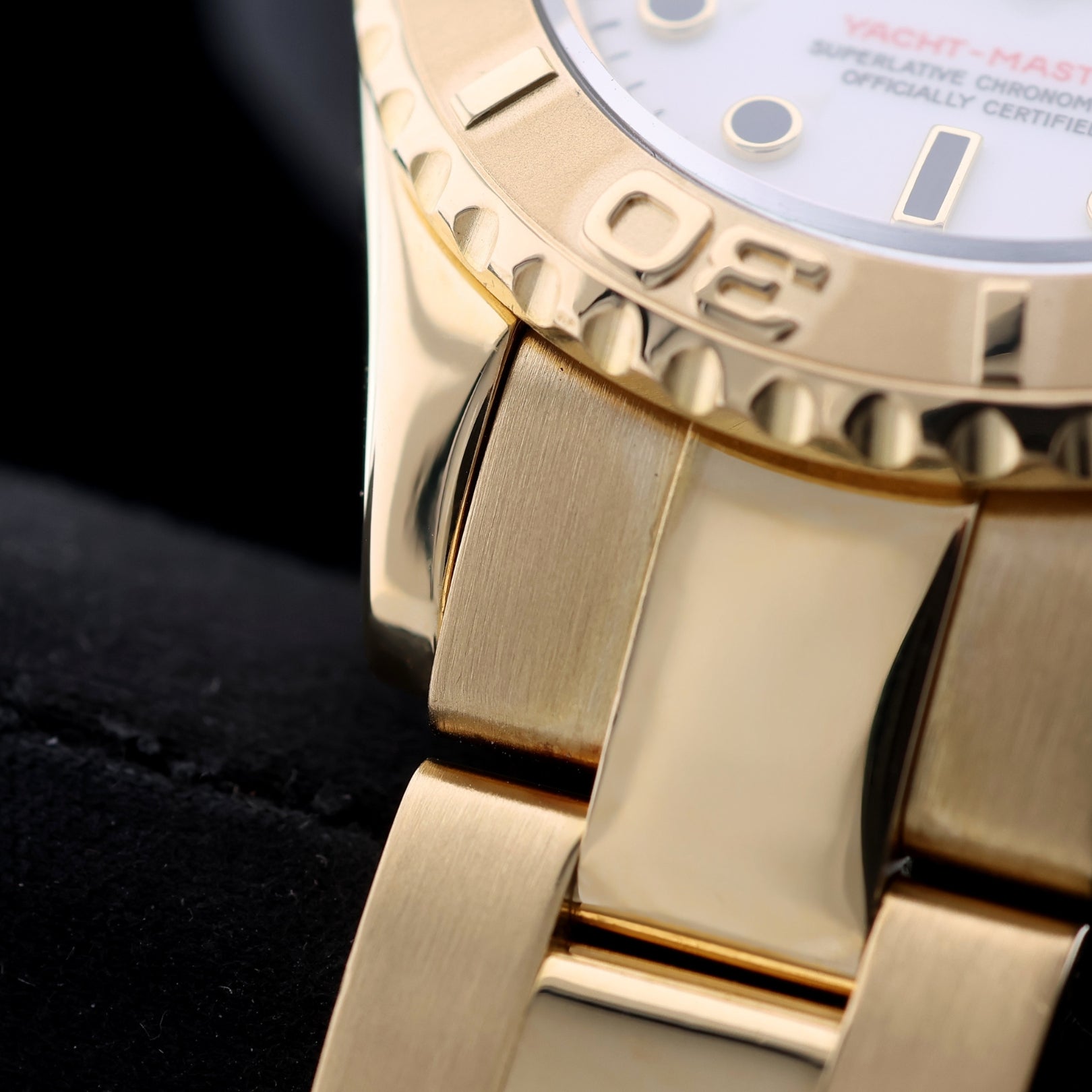 Rolex Lady Yachtmaster 29, Gelbgold, Ref. 169628, 12 - 2003, B+P - LUXUHRIA