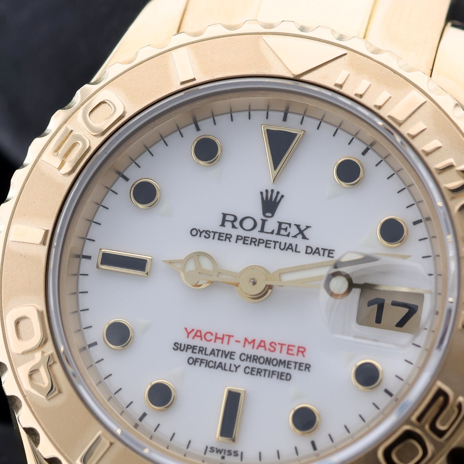 Rolex Lady Yachtmaster 29, Gelbgold, Ref. 169628, 12 - 2003, B+P - LUXUHRIA