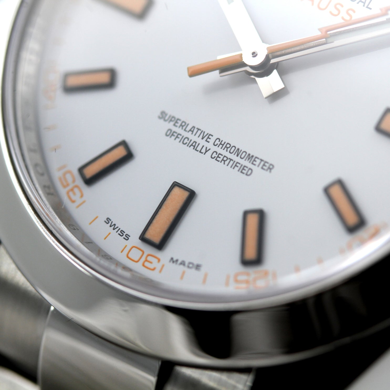 Rolex Milgauss Ref. 116400, 40 mm, White Dial, DE\Erstkaufrechnung, B+P - LUXUHRIA