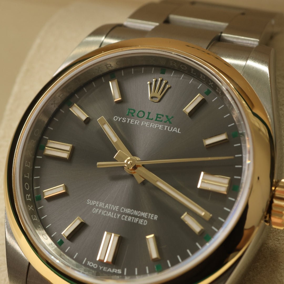 Rolex Oyster Perpetual 36, 100 Years Anniversary, Teilverklebt, Ref. 126003, 2026, B+P - LUXUHRIA