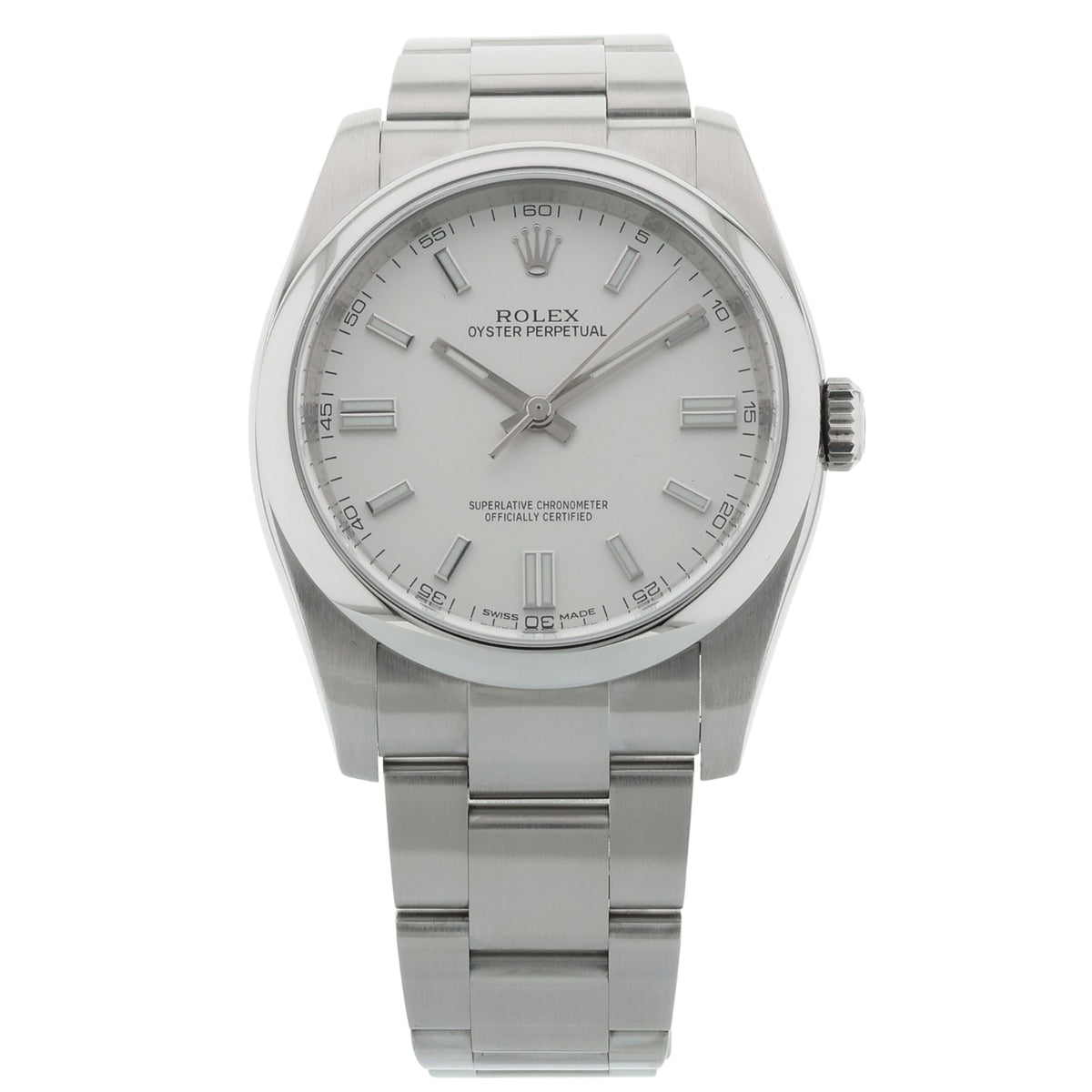 Rolex Oyster Perpetual 36, White Dial, Ref. 116000, 2020, B+P - LUXUHRIA