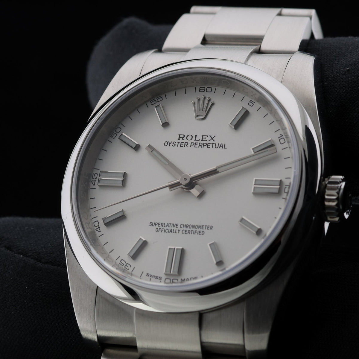 Rolex Oyster Perpetual 36, White Dial, Ref. 116000, 2020, B+P - LUXUHRIA