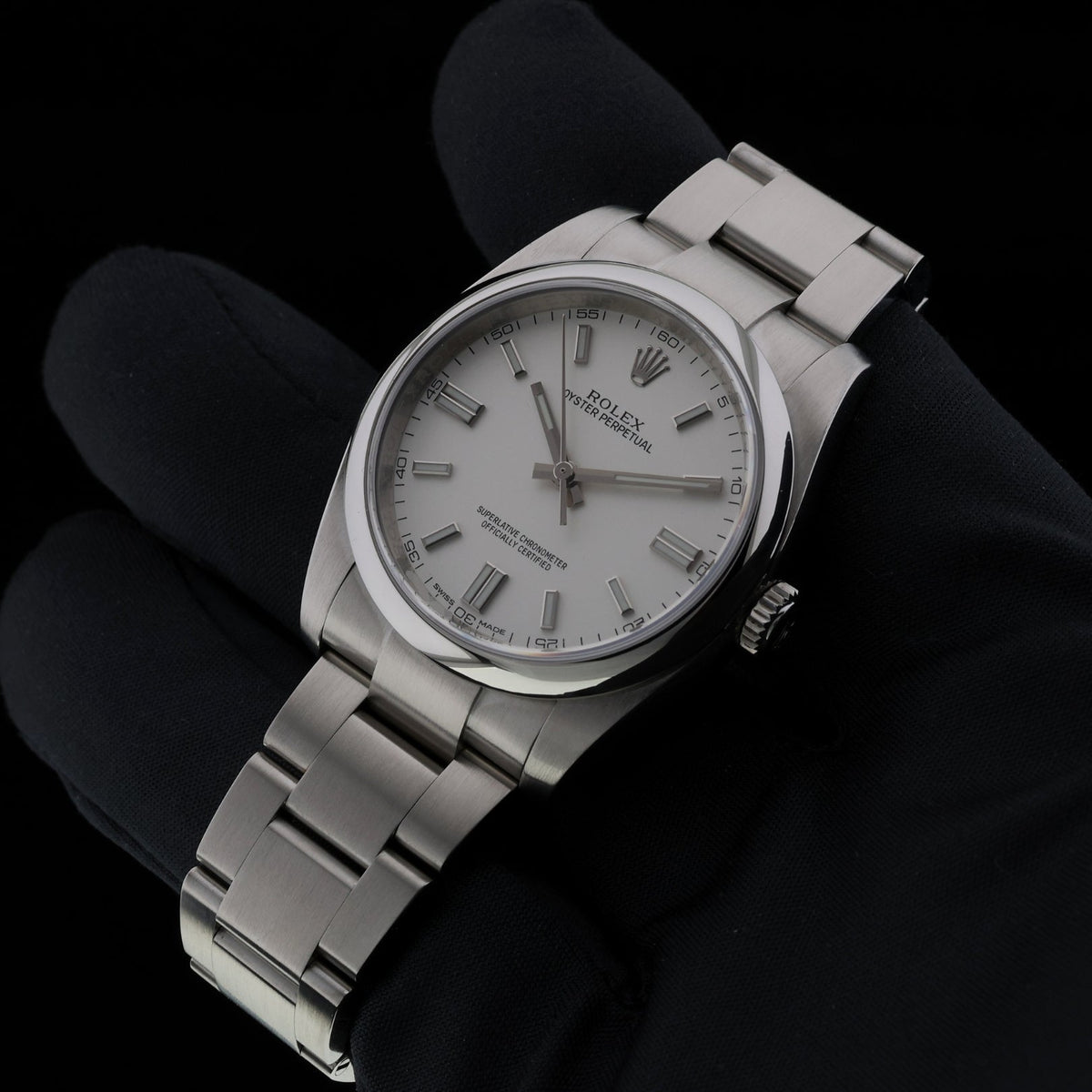 Rolex Oyster Perpetual 36, White Dial, Ref. 116000, 2020, B+P - LUXUHRIA
