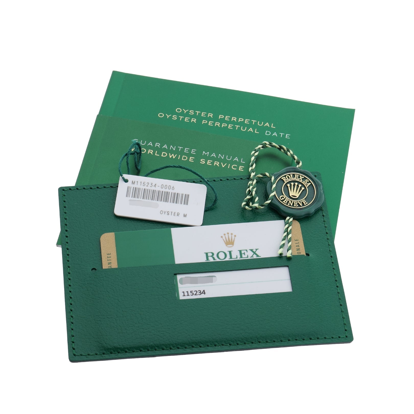 Rolex Oyster Perpetual Date, 34mm, Silver Diamond Dial, Ref. 115234, 05 - 2019, B+P - LUXUHRIA