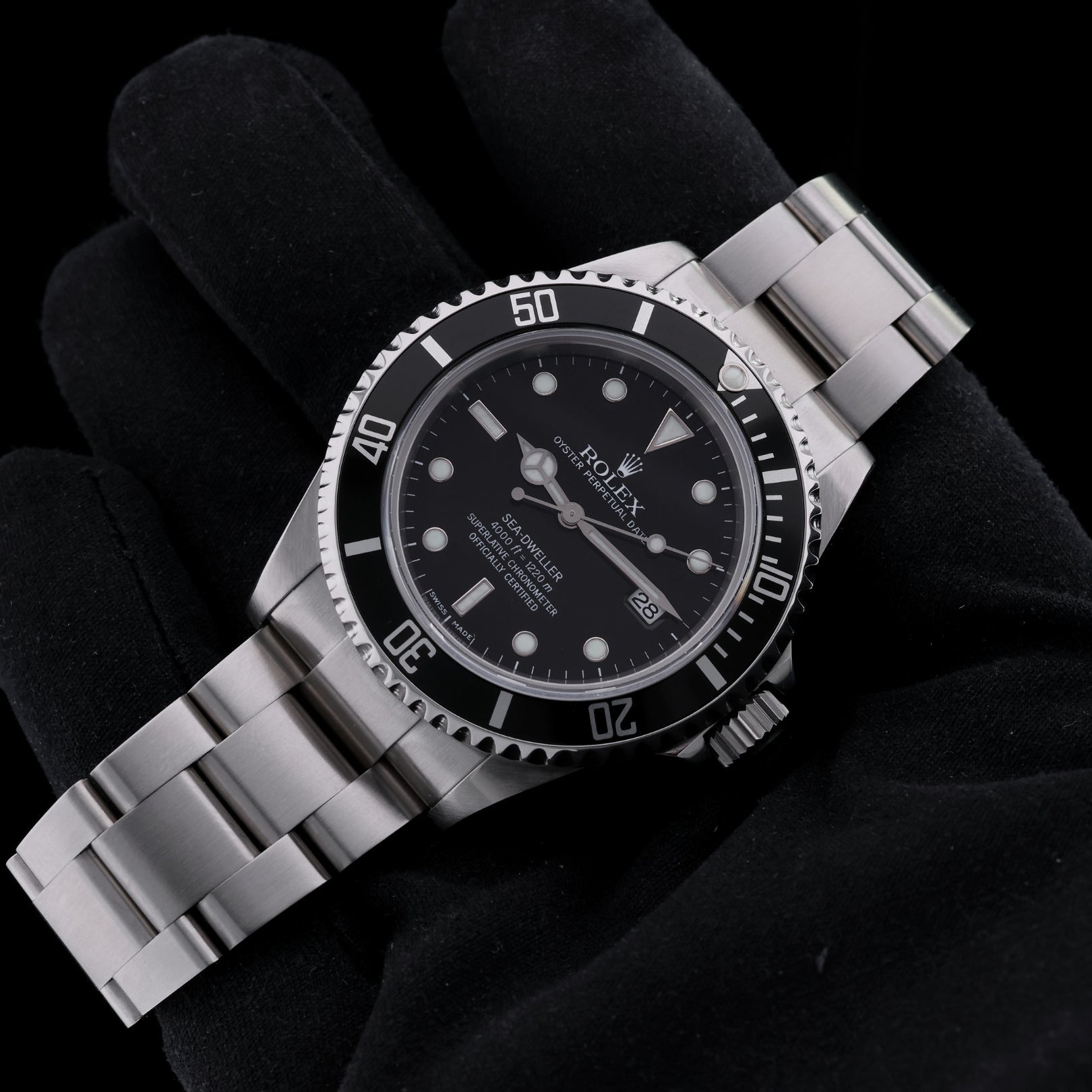 Rolex Sea - Dweller 4000, 40mm, Edelstahl, Ref. 16600, 12 - 2007, B+P - LUXUHRIA