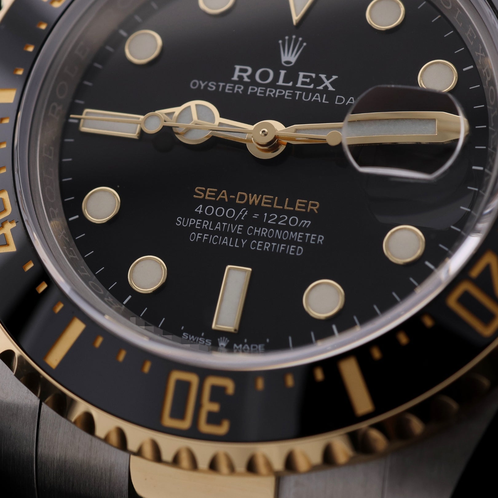Rolex Sea-Dweller Deepsea, Edelstahl/Gelbgold, Erstkaufrechnung, Ref. 126603, 2022, B+P - LUXUHRIA