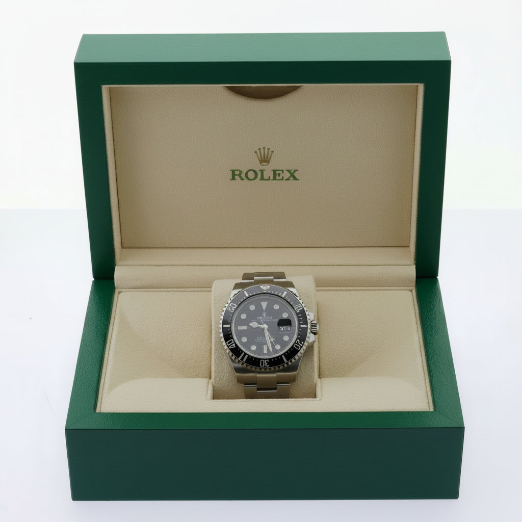 Rolex Sea - Dweller, "Single Red", Oyster, 43mm, Ref. 126600, 2022, B+P - LUXUHRIA