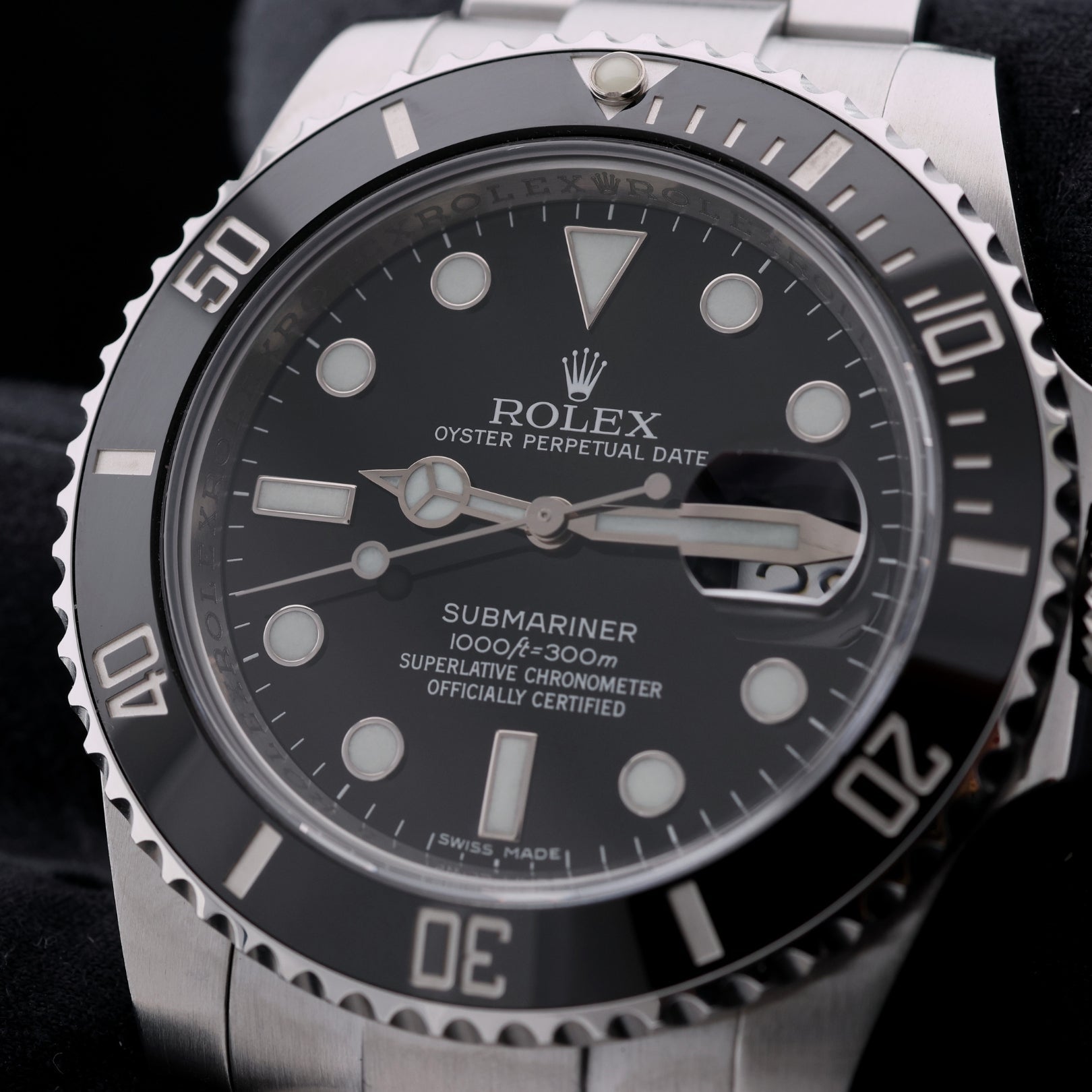 Rolex Submariner Date 40mm, Edelstahl, Ref. 116610LN, 12 - 2013, B+P - LUXUHRIA