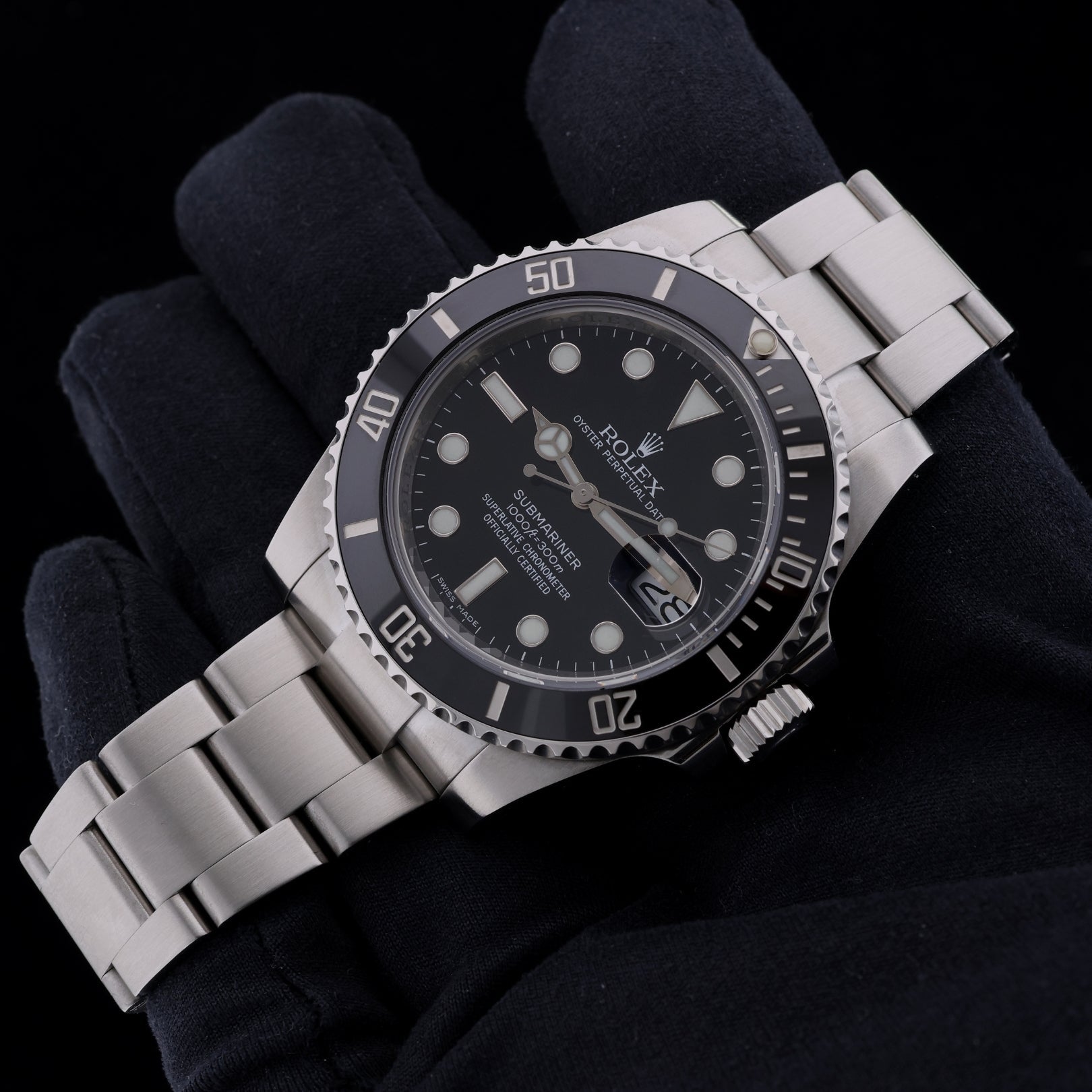 Rolex Submariner Date 40mm, Edelstahl, Ref. 116610LN, 12 - 2013, B+P - LUXUHRIA