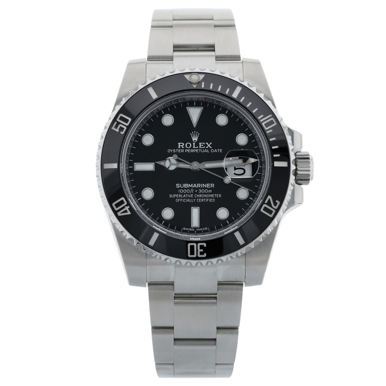 Rolex Submariner Date 40mm, Ref. 116610LN, ungetragen\Teilfolie, B+P - LUXUHRIA