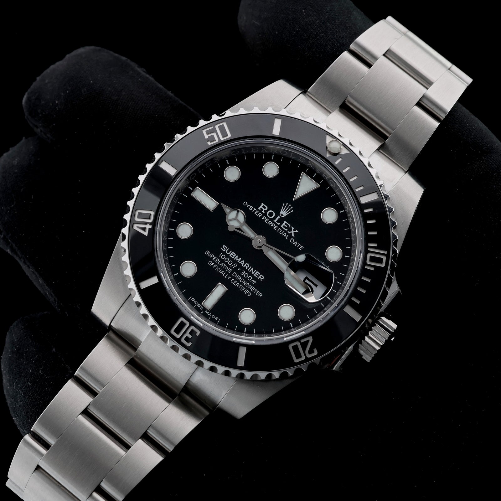 Rolex Submariner Date 40mm, Ref. 116610LN, ungetragen\Teilfolie, B+P - LUXUHRIA