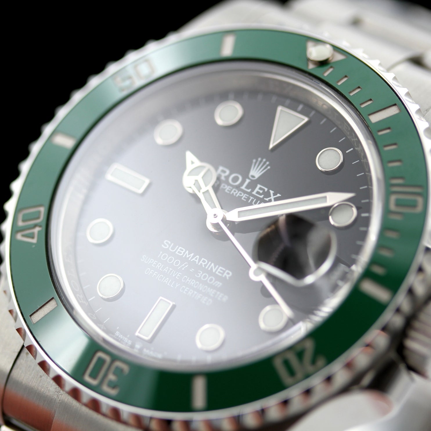 Rolex Submariner Date 41 mm, Ref. 126610LV, Starbucks, Erstkaufrechnung, 11 - 2023/DE, B+P - LUXUHRIA