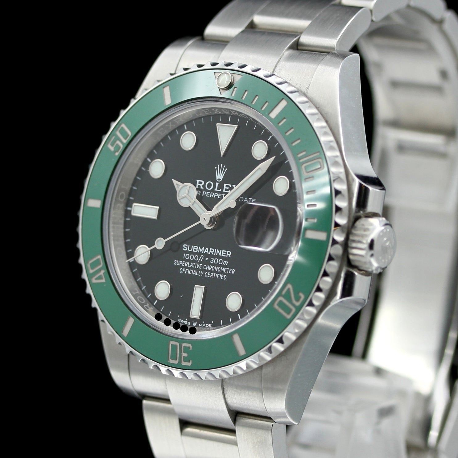 Rolex Submariner Date 41 mm, Ref. 126610LV, Starbucks, Erstkaufrechnung, 11 - 2023/DE, B+P - LUXUHRIA