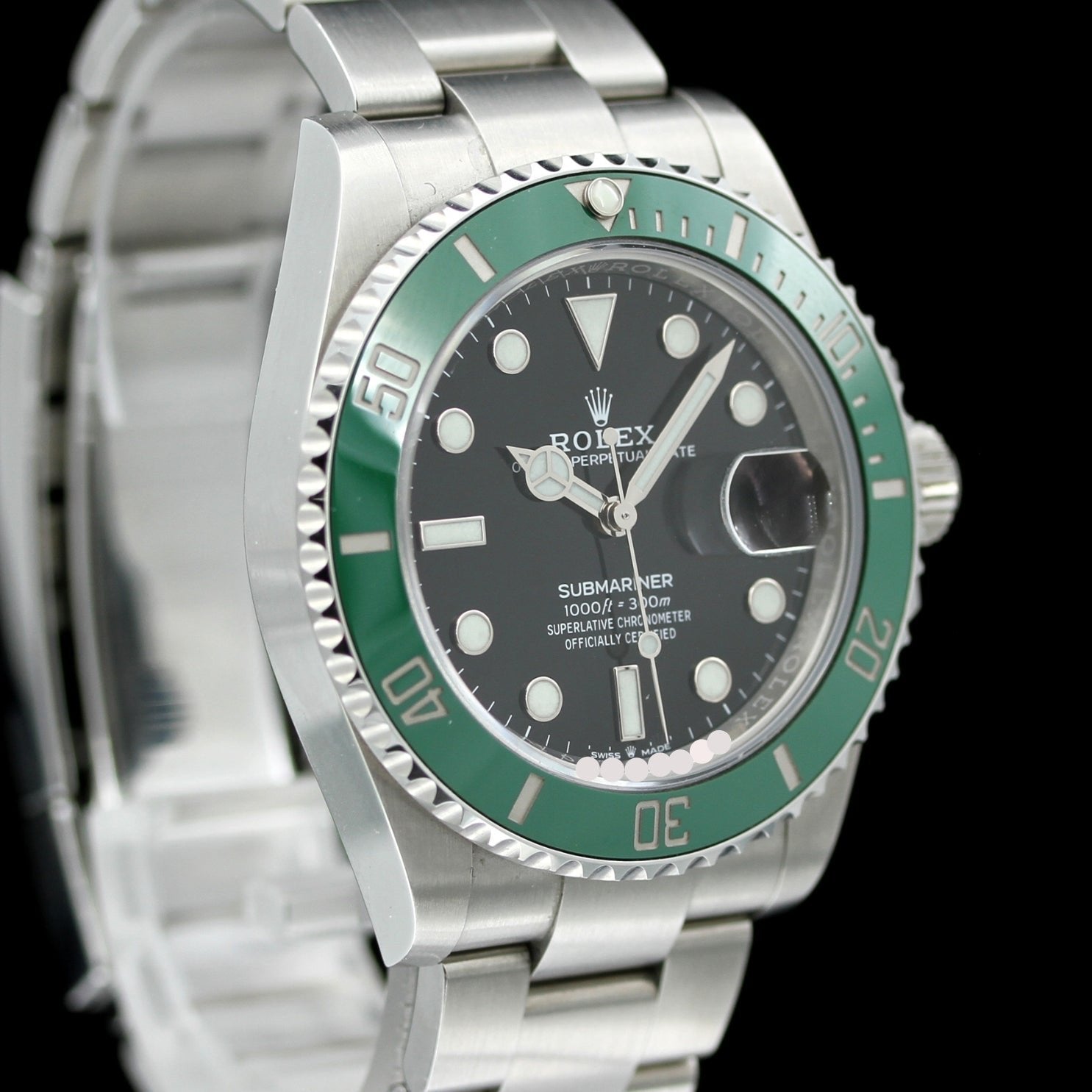 Rolex Submariner Date 41 mm, Ref. 126610LV, Starbucks, Erstkaufrechnung, 11 - 2023/DE, B+P - LUXUHRIA