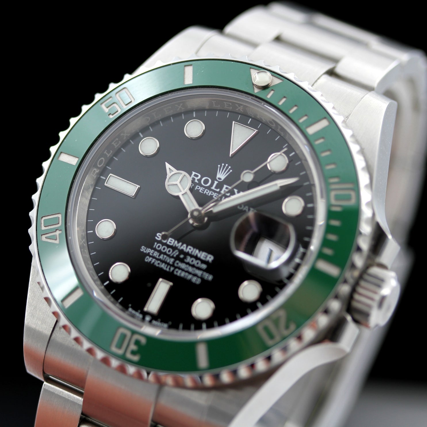 Rolex Submariner Date 41 mm, Ref. 126610LV, Starbucks, Erstkaufrechnung, 11 - 2023/DE, B+P - LUXUHRIA