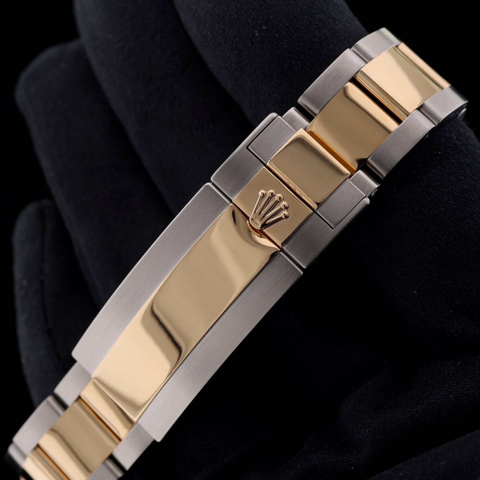 Rolex Submariner Date, "Bluesy", Diamond Dial, Edelstahl/Gelbgold, Ref. 116613LB, 2020, B+P - LUXUHRIA