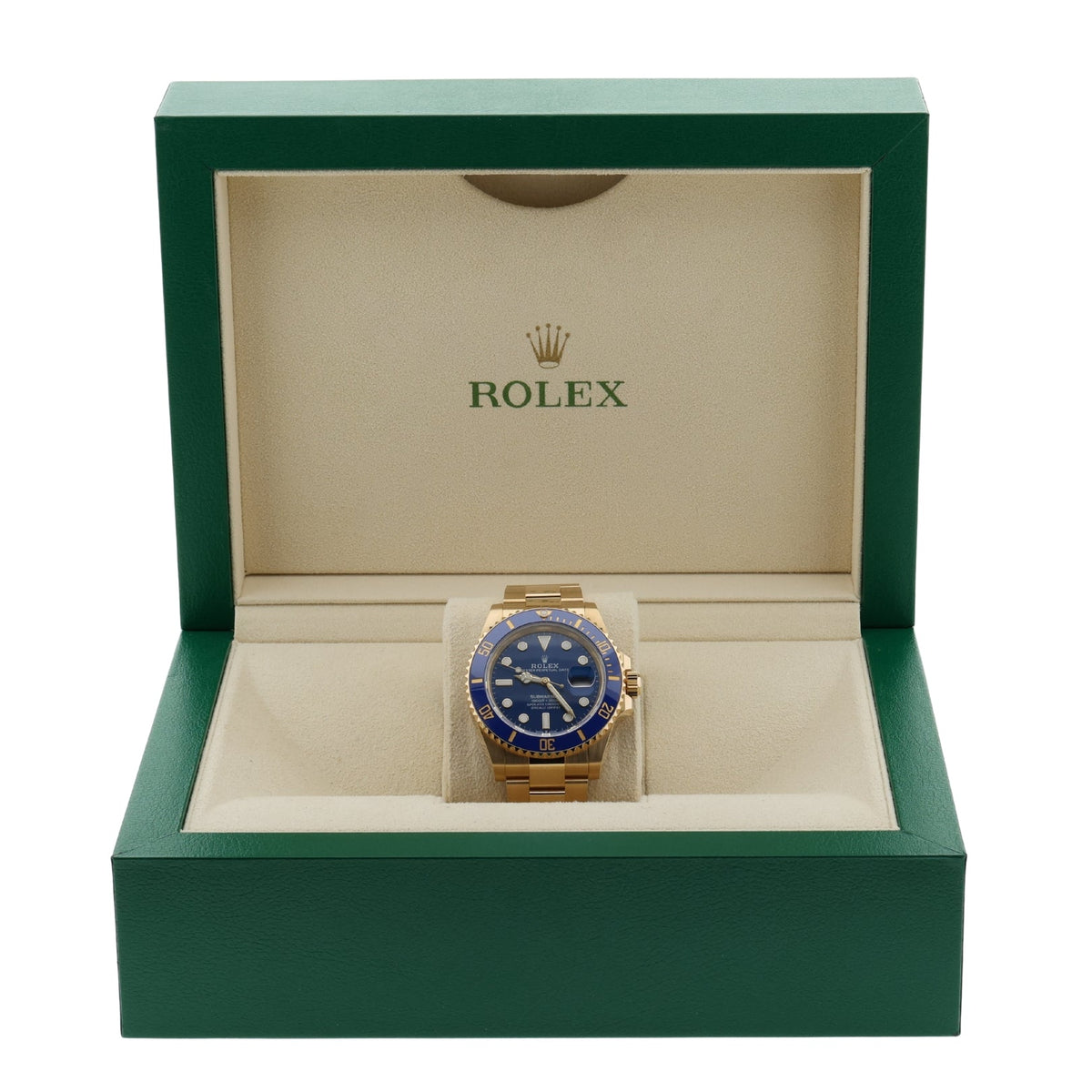 Rolex Submariner Date, Gelbgold, Blue Dial, Ref. 126618LB, 2024, B+P - LUXUHRIA