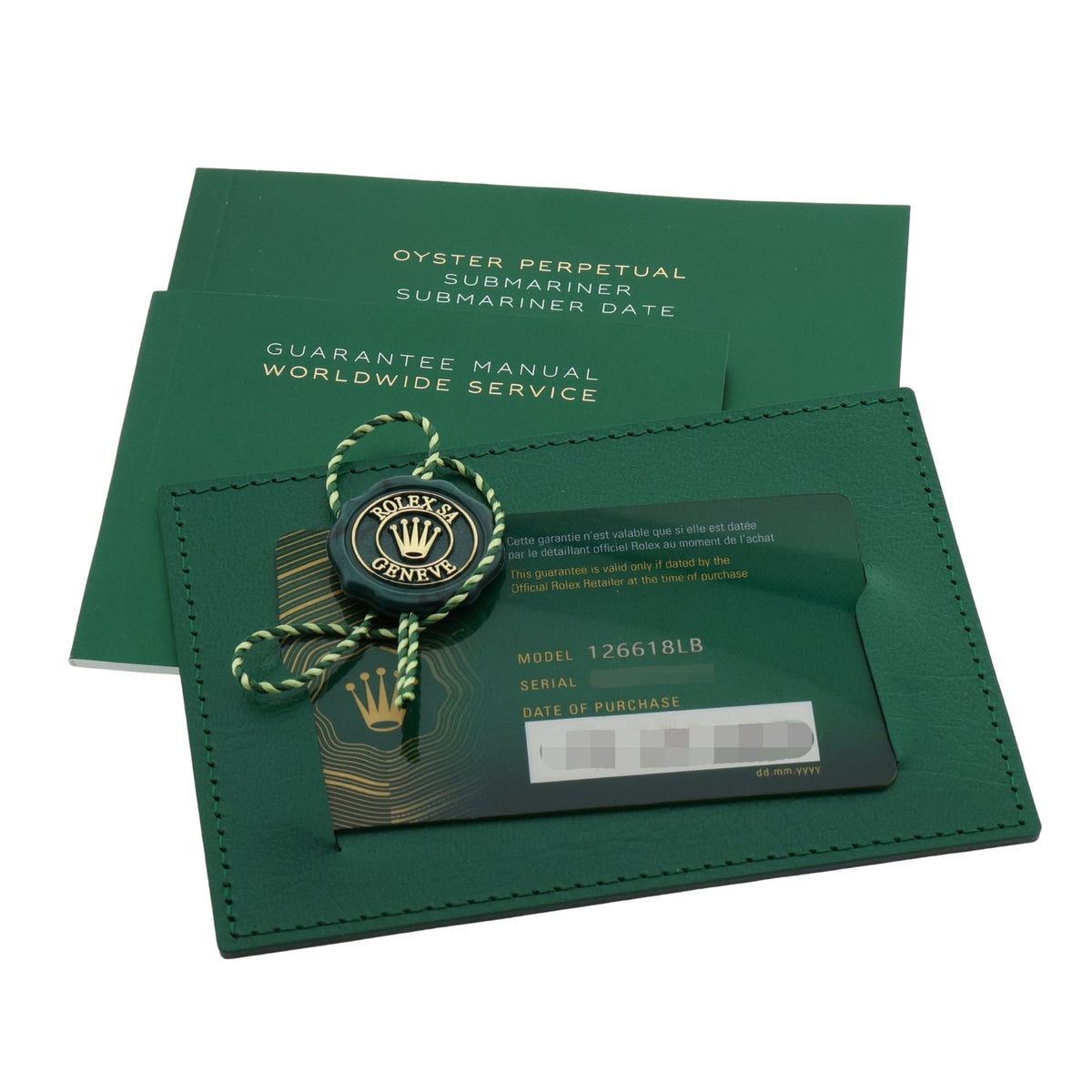 Rolex Submariner Date, Gelbgold, Blue Dial, Ref. 126618LB, 2024, B+P - LUXUHRIA