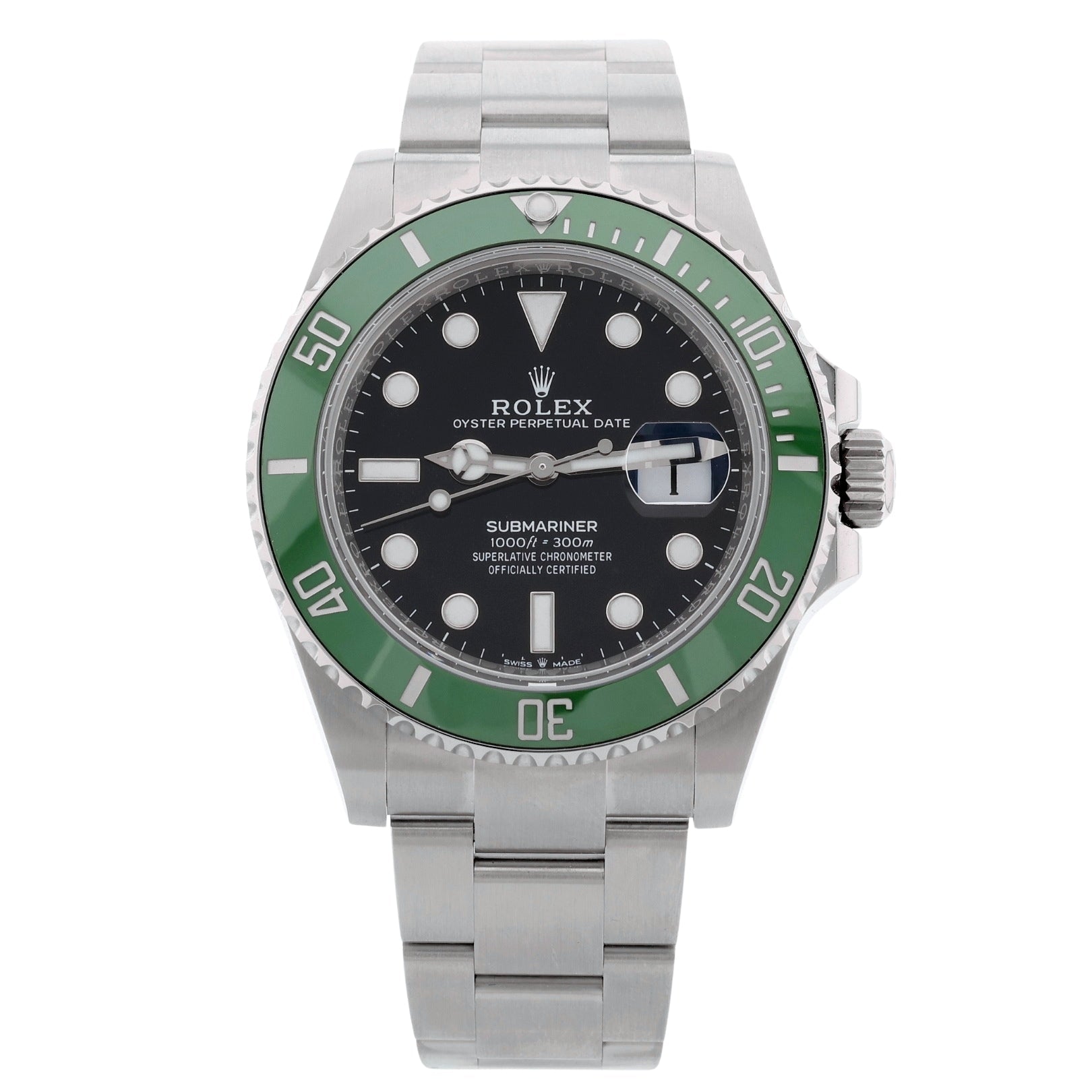 Rolex Submariner Date, "Starbucks", 41mm, LC100, Ref. 126610LV, Starbucks, 09-2023, B+P - LUXUHRIA