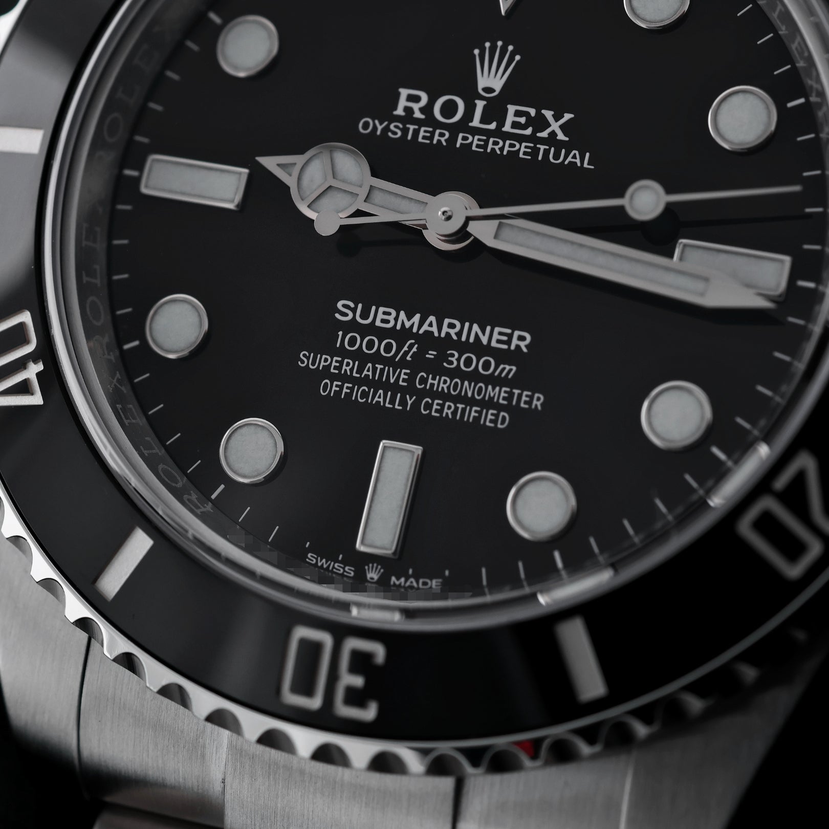 Rolex Submariner NoDate, Cerachrom - Lünette, Ref. 124060, 12 - 2020, B+P - LUXUHRIA